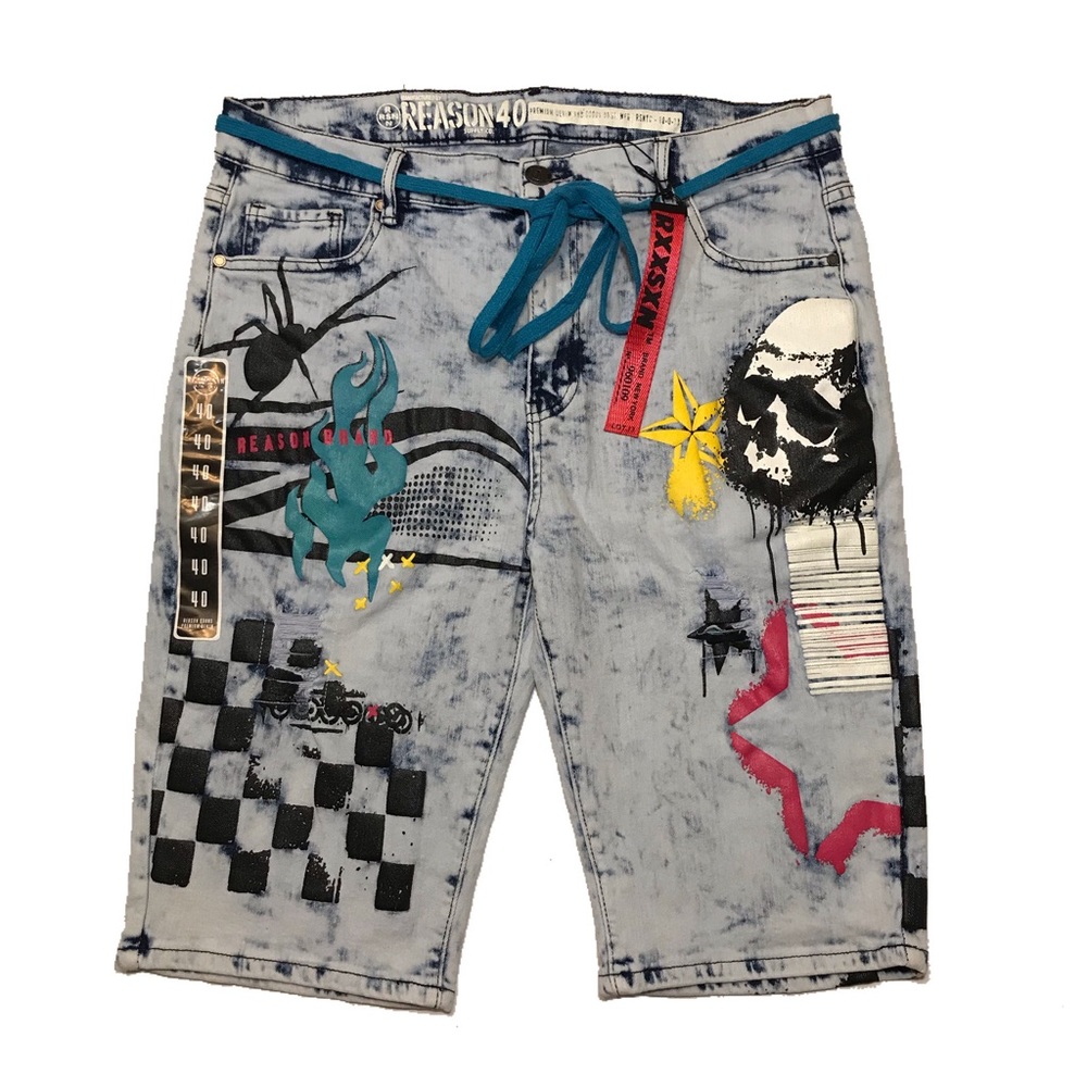 Men’s "Don't Quit All Over" shorts. Sizes 34, 36, And 40.